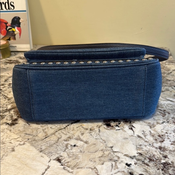 Coach Blue Denim Shoulder Bag - Picture 7 of 15